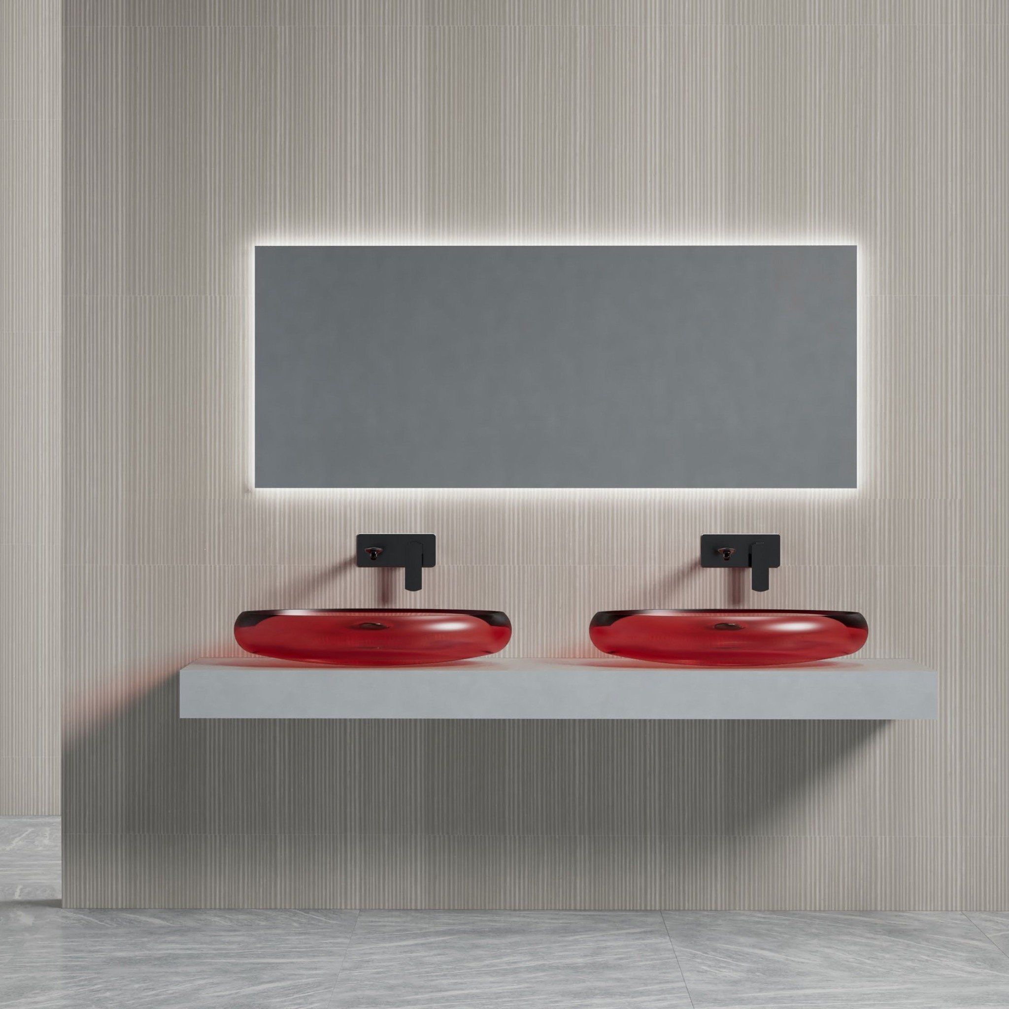 Chậu lavabo đặt bàn trong suốt - A71T