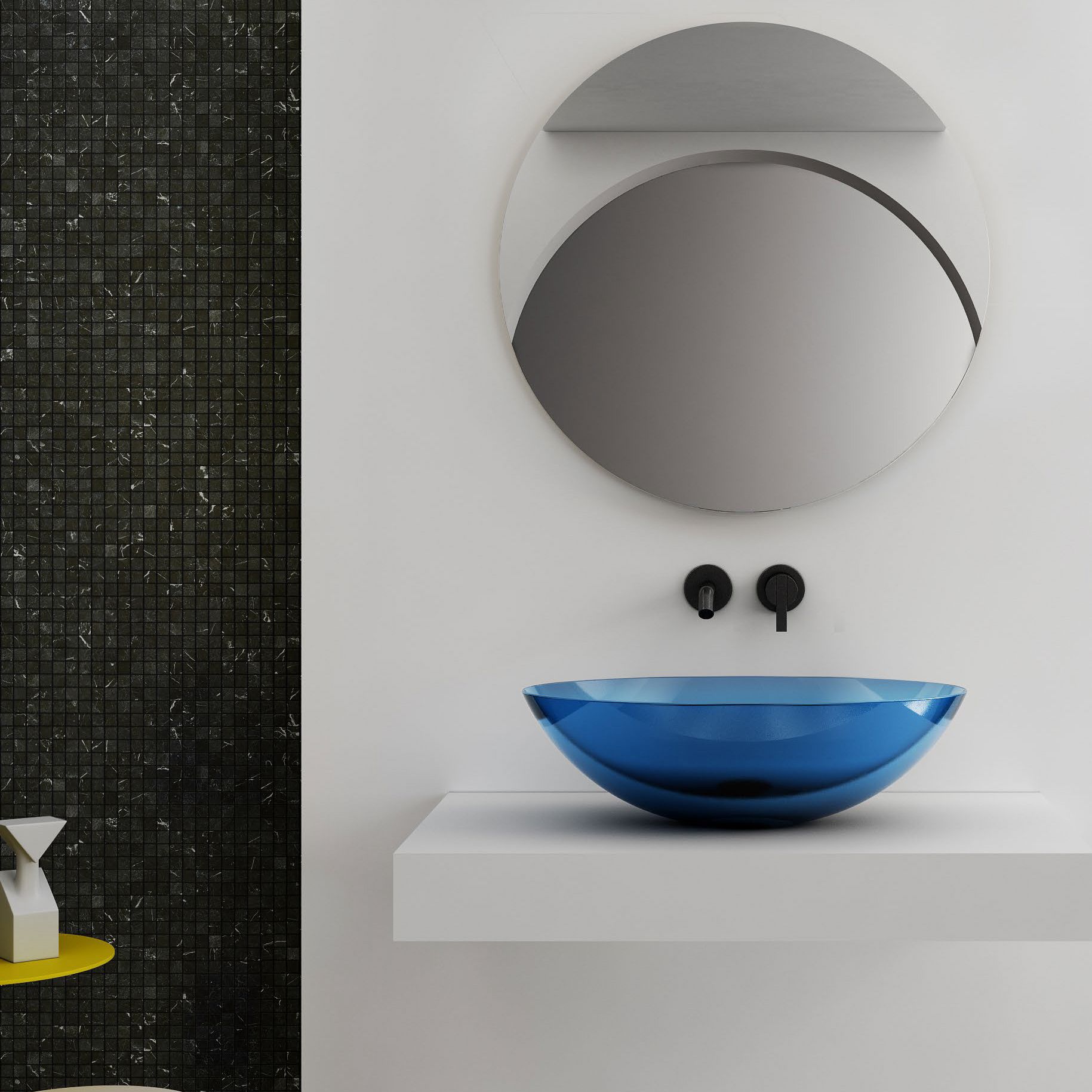 Chậu lavabo đặt bàn trong suốt - A72T