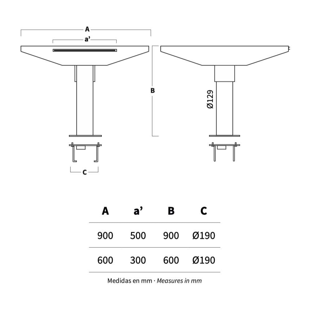 Thác nước fantasy hồ bơi ngoài trời bằng AISI 316L stainless steel - AQA-AF20