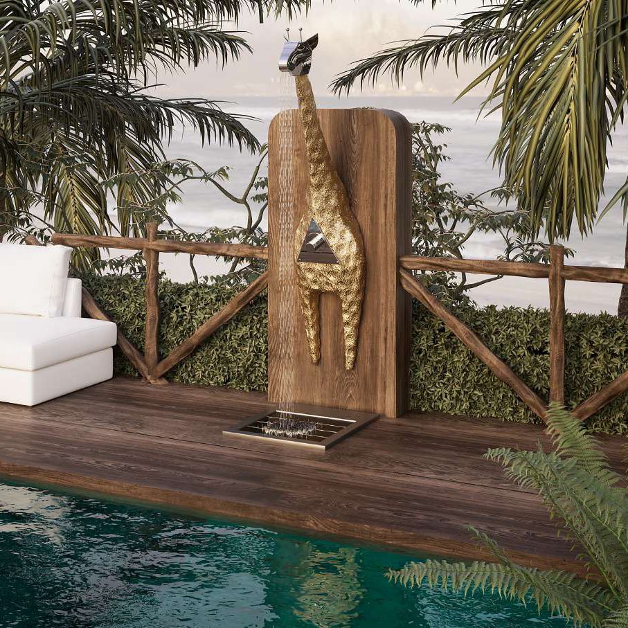 Vòi sen fantasy ngoài trời bằng AISI 316L stainless steel & fiberglass - AQA-AF27