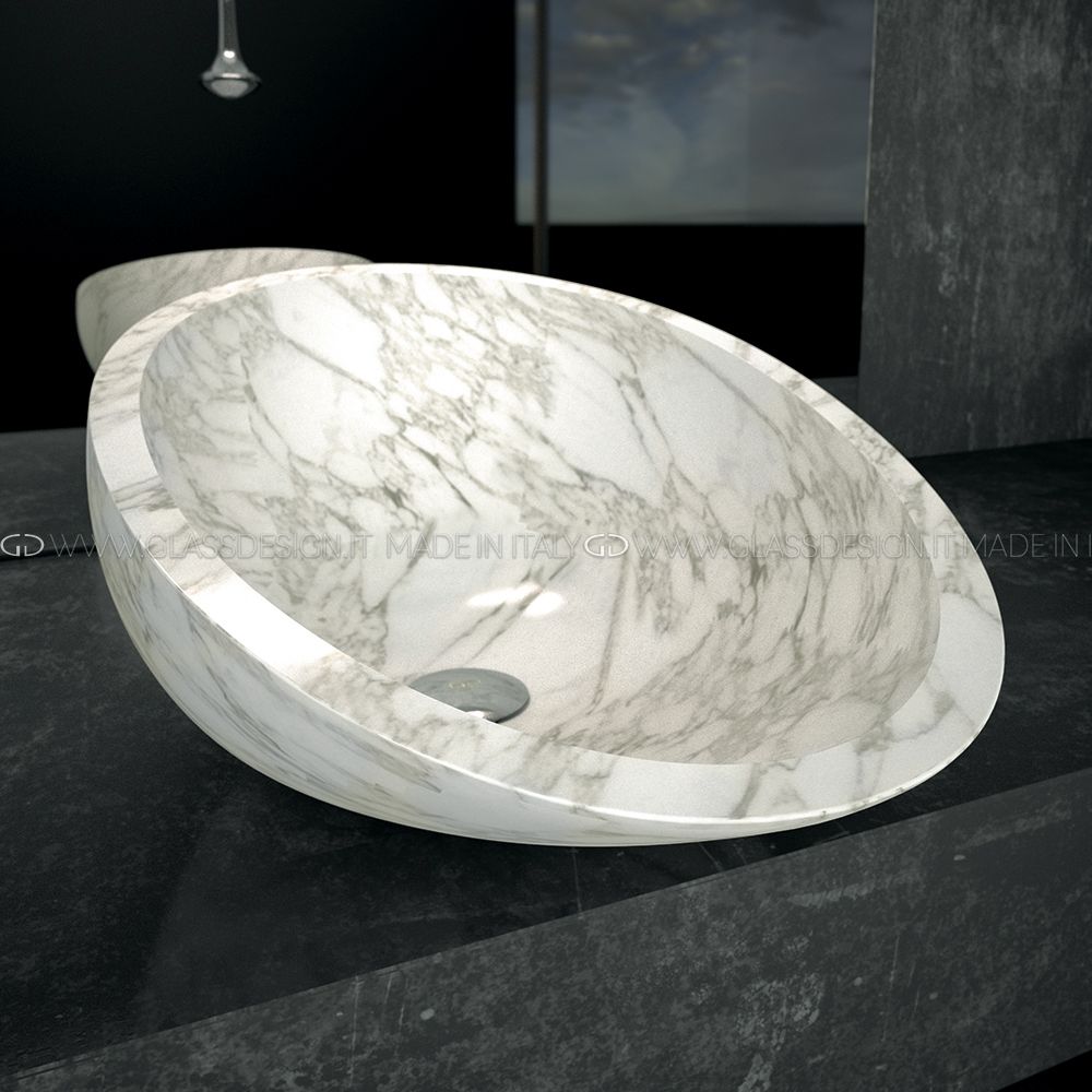  Chậu Lavabo Air Marble Marmo Carrara 