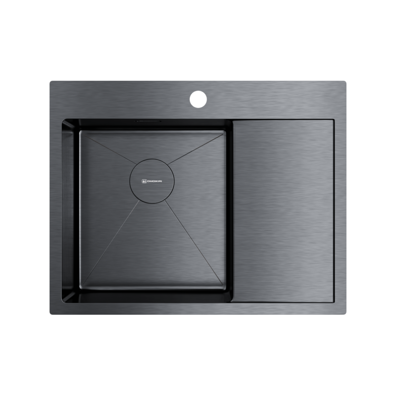 Chậu rửa chén bát stainless steel 1 hố AKSM65L