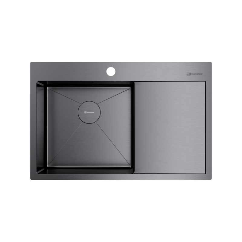 Chậu rửa chén bát stainless steel 1 hố AKSM78L