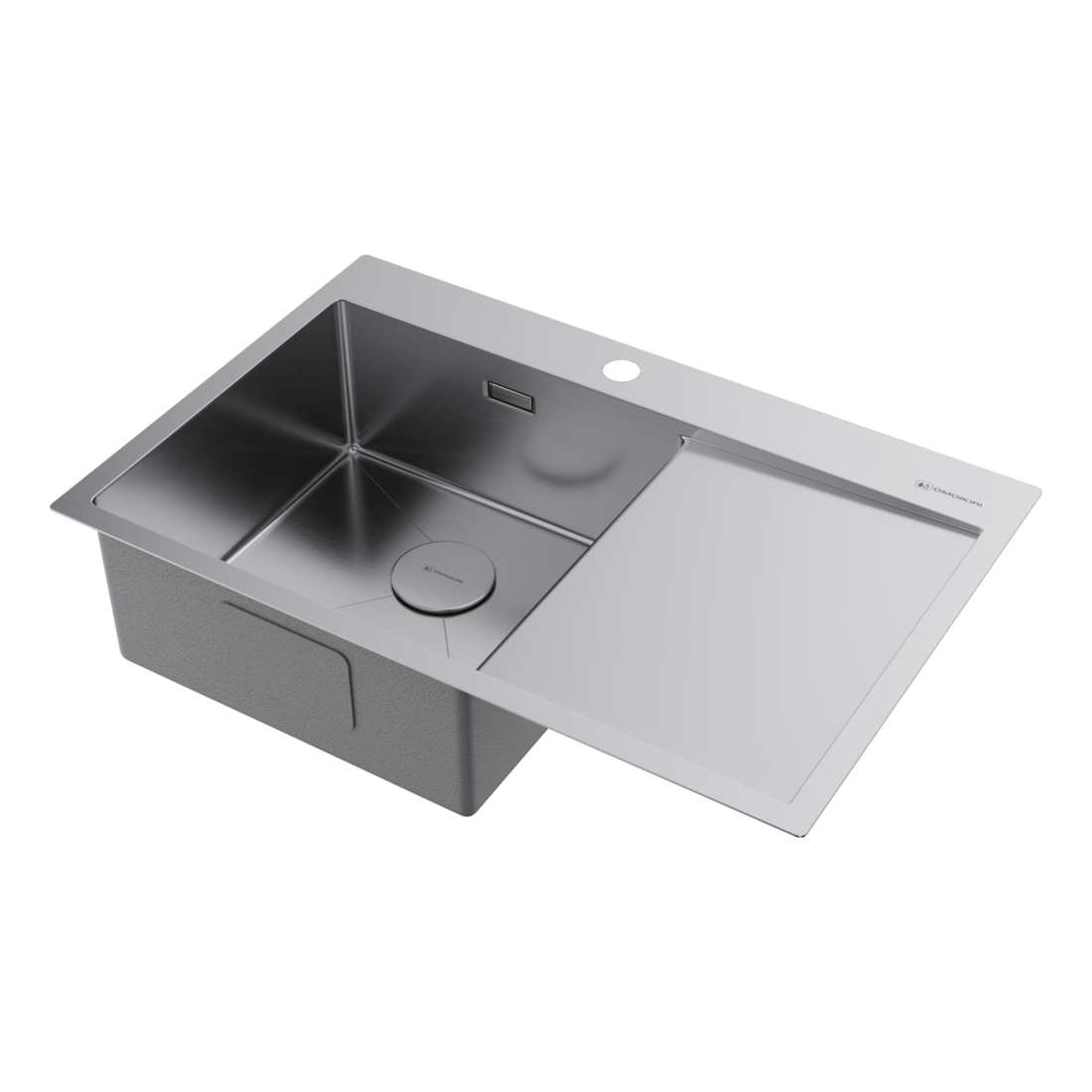 Chậu rửa chén bát stainless steel 1 hố AKSM78L