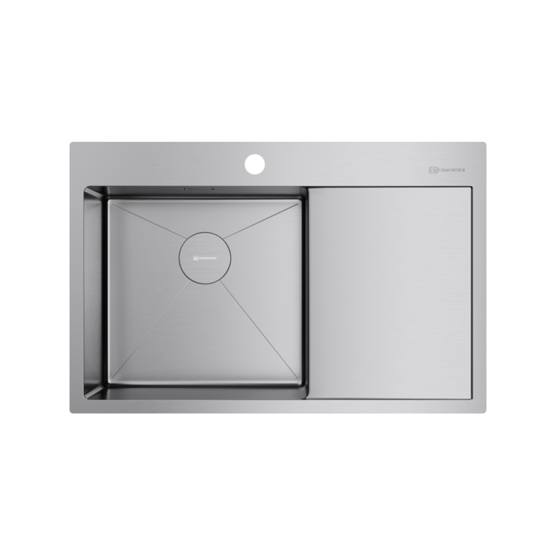 Chậu rửa chén bát stainless steel 1 hố AKSM78L