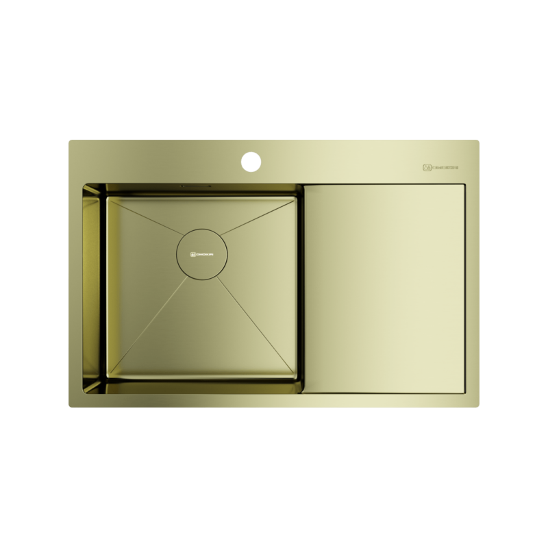 Chậu rửa chén bát stainless steel 1 hố AKSM78L