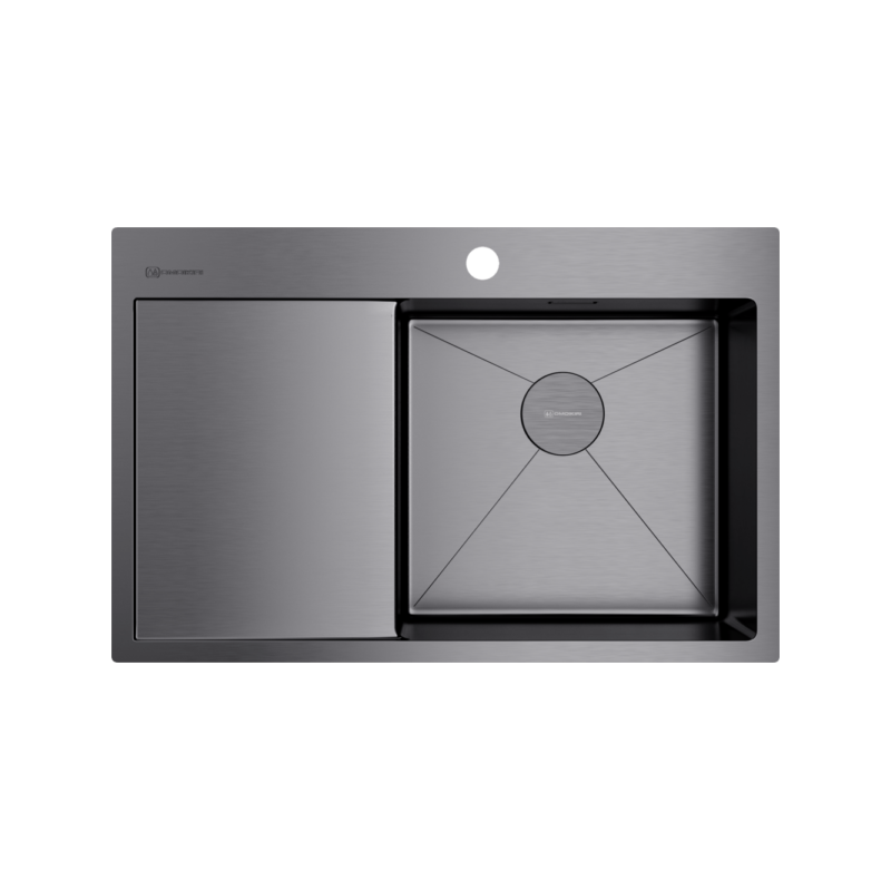 Chậu rửa chén bát stainless steel 1 hố AKSM78R