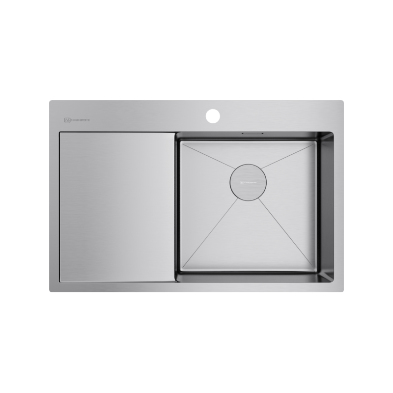 Chậu rửa chén bát stainless steel 1 hố AKSM78R
