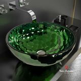 Chậu rửa mặt Allure Round Emerald Green / Chrome 