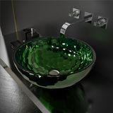  Chậu rửa mặt Allure Round Emerald Green / Chrome 