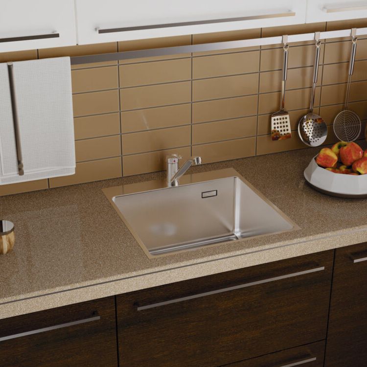 Chậu rửa chén bát stainless steel 1 hố AMDR50