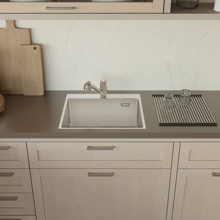 Chậu rửa chén bát stainless steel 1 hố AMDR55