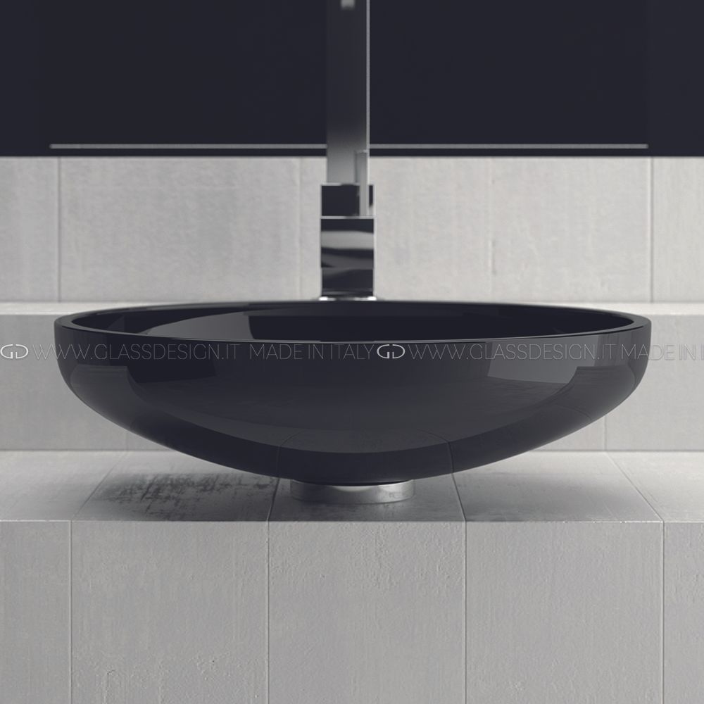  Chậu Lavabo Pha Lê Aqua Black 