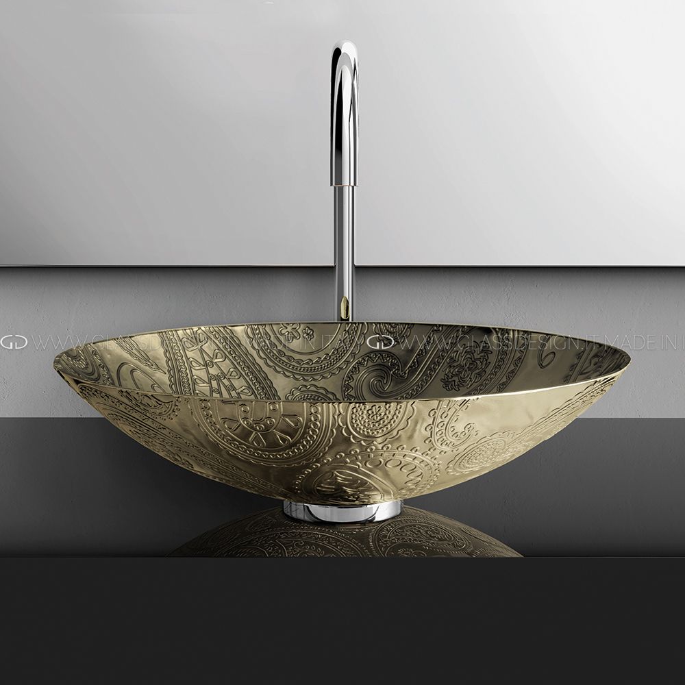  Chậu Lavabo Arabesque Lux Platinum / Chrome 