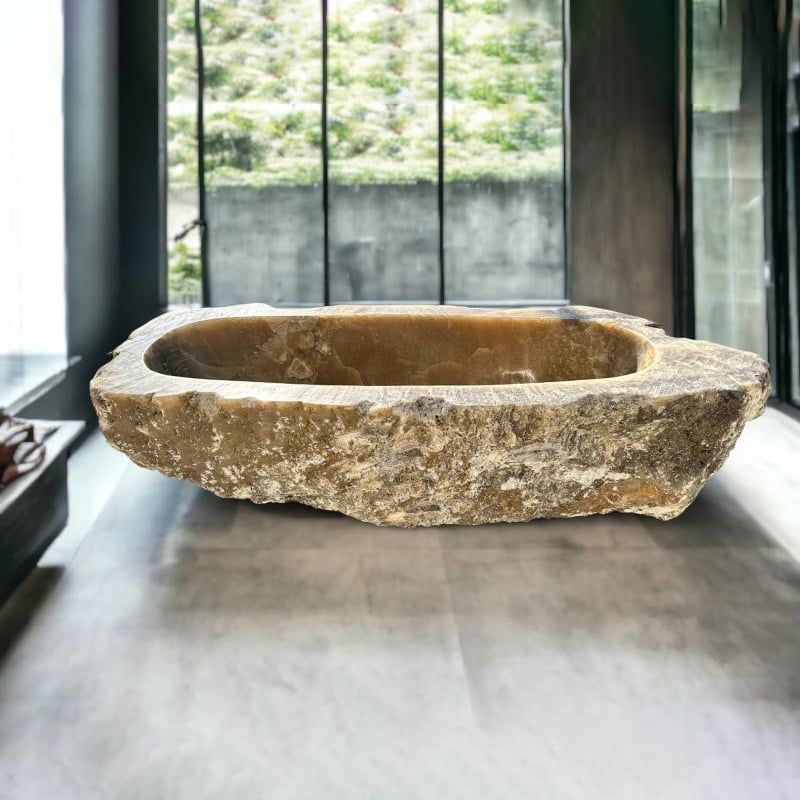 Bồn Tắm Safari Đá Onyx Natural - ARREBANY07