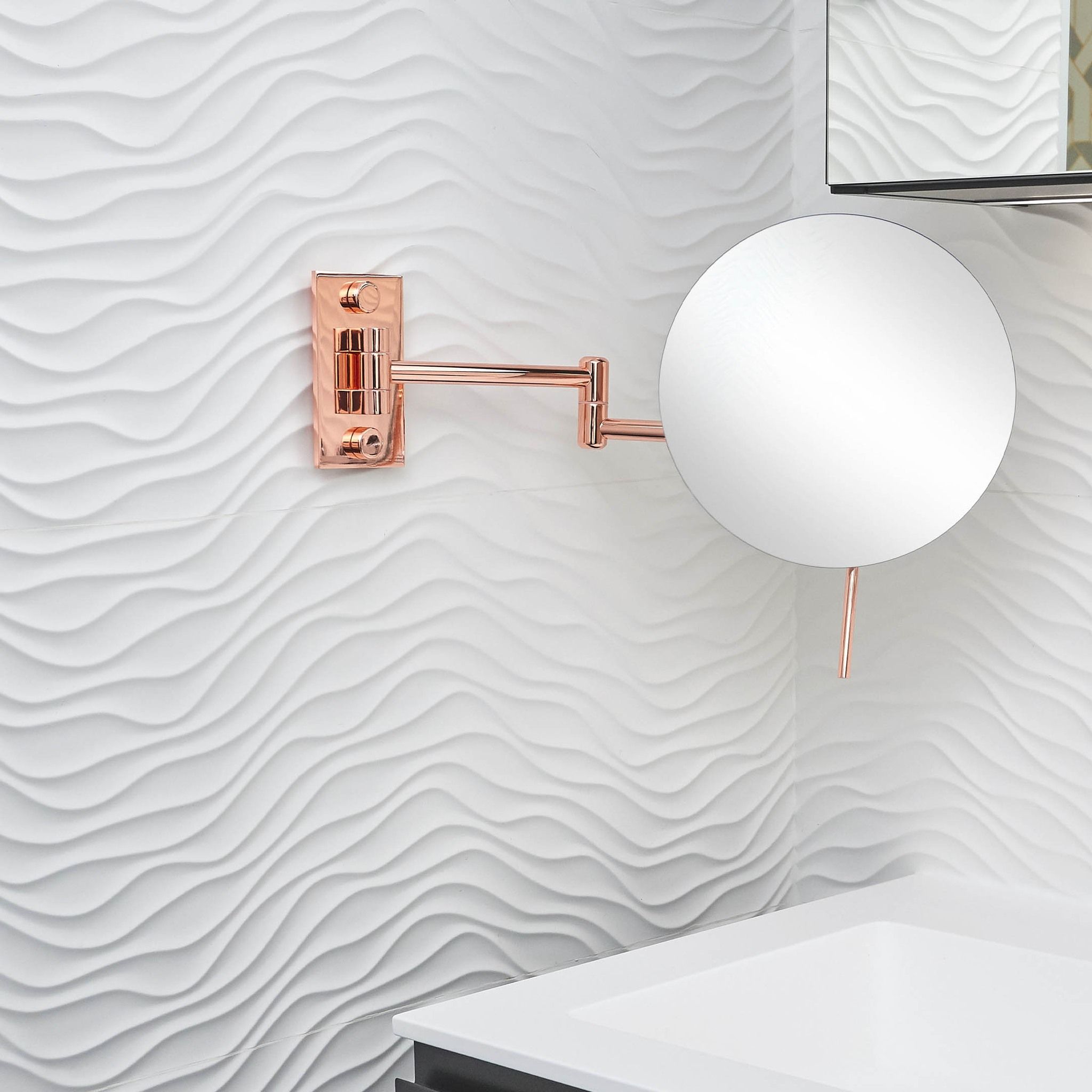 Gương trang điểm treo tường Ø23cm Epure Copper