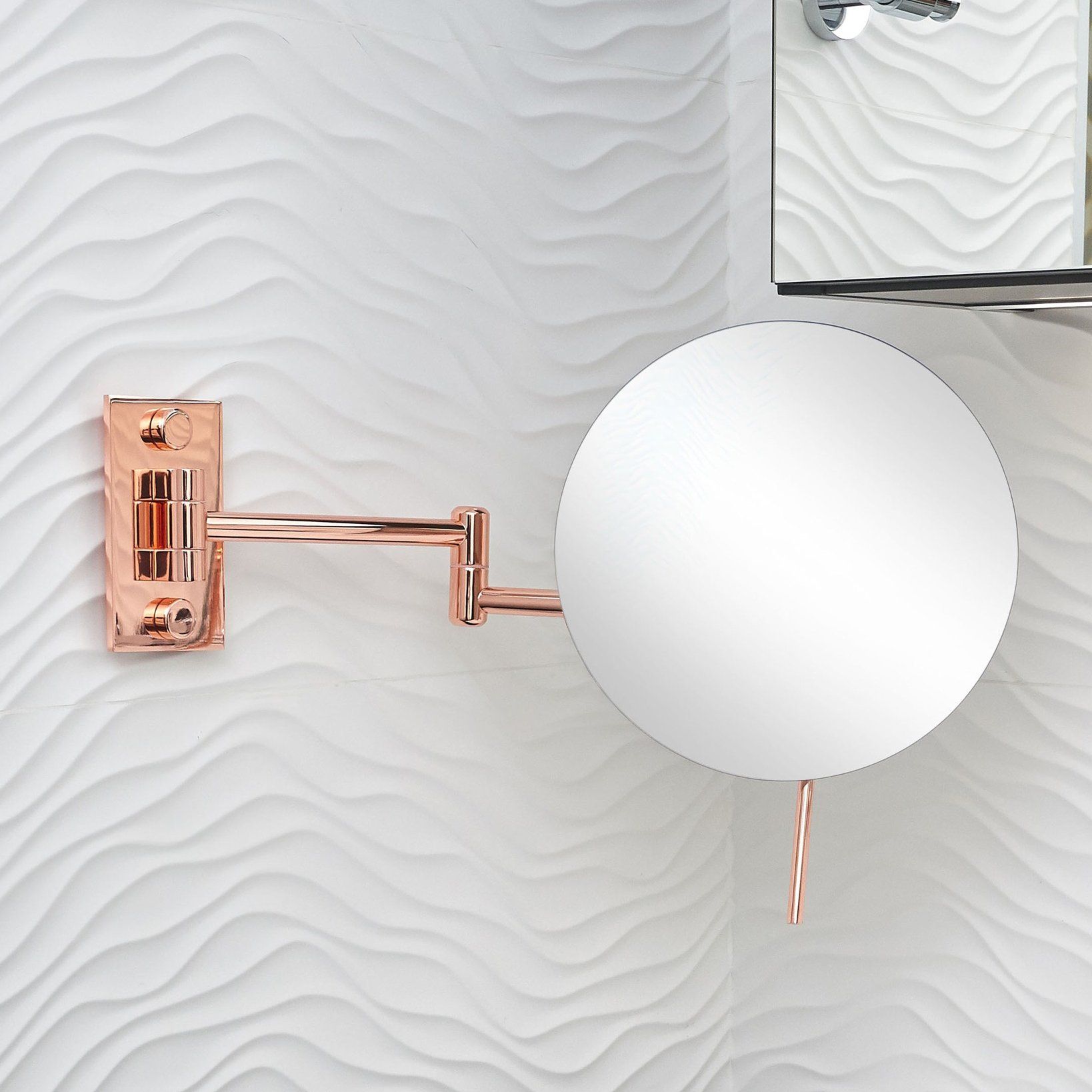 Gương trang điểm treo tường Ø23cm Epure Copper