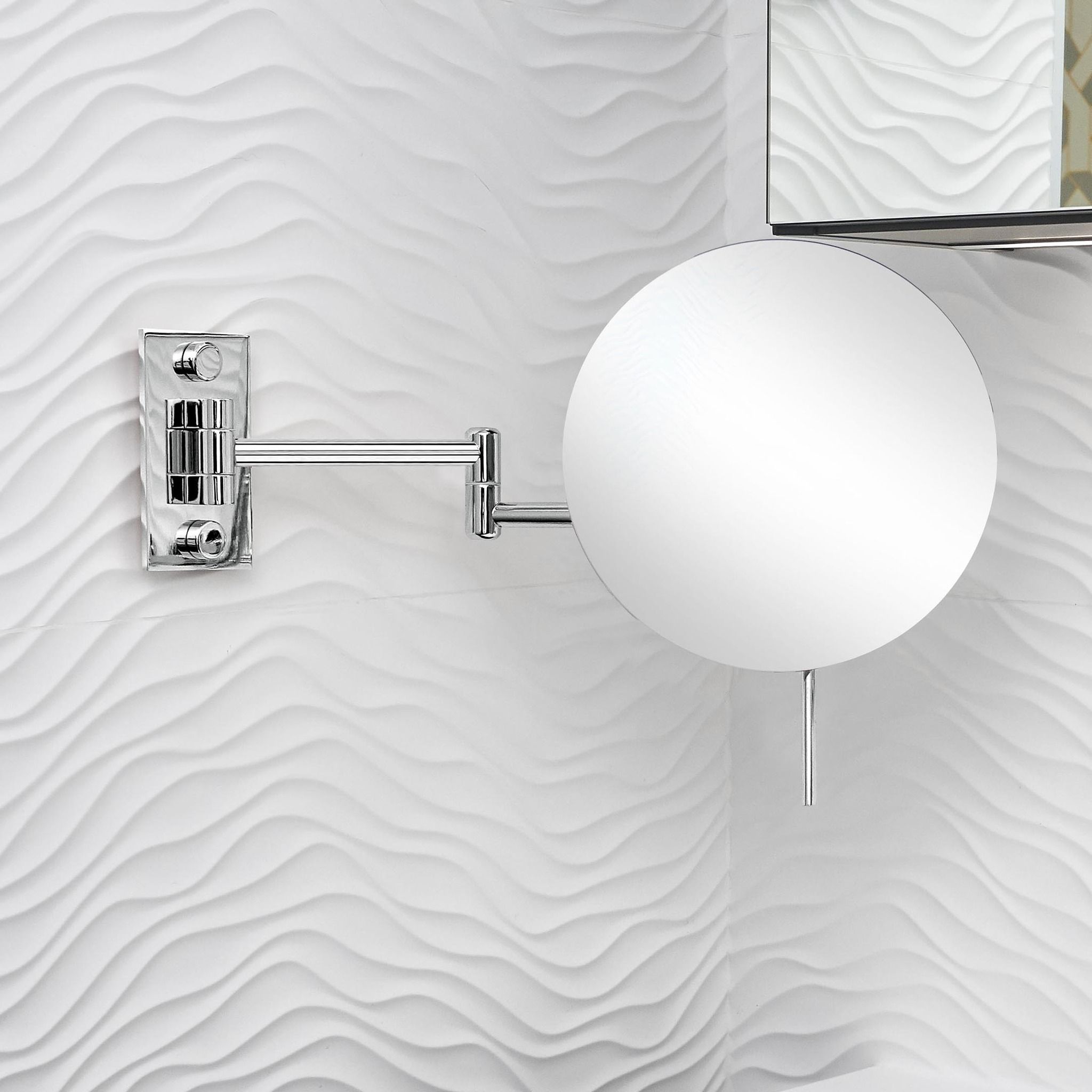 Gương trang điểm treo tường Ø23cm Epure Chrome