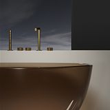  Vòi xả bồn tắm 5 lỗ có vòi sen tắm bằng đồng The Ring - AU72096 