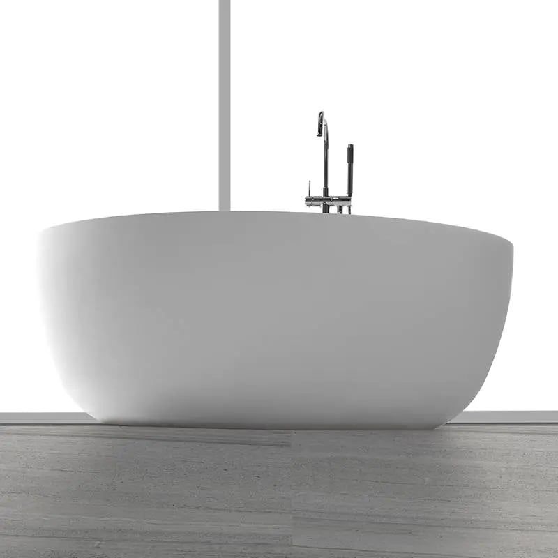 Bồn tắm tròn Ø1465mm bằng solid surface - B002