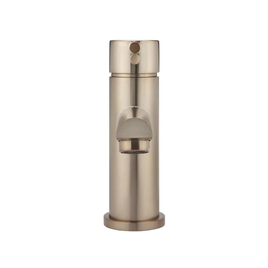 Vòi chậu lavabo cao 165mm bằng đồng MChampagne - B02CH