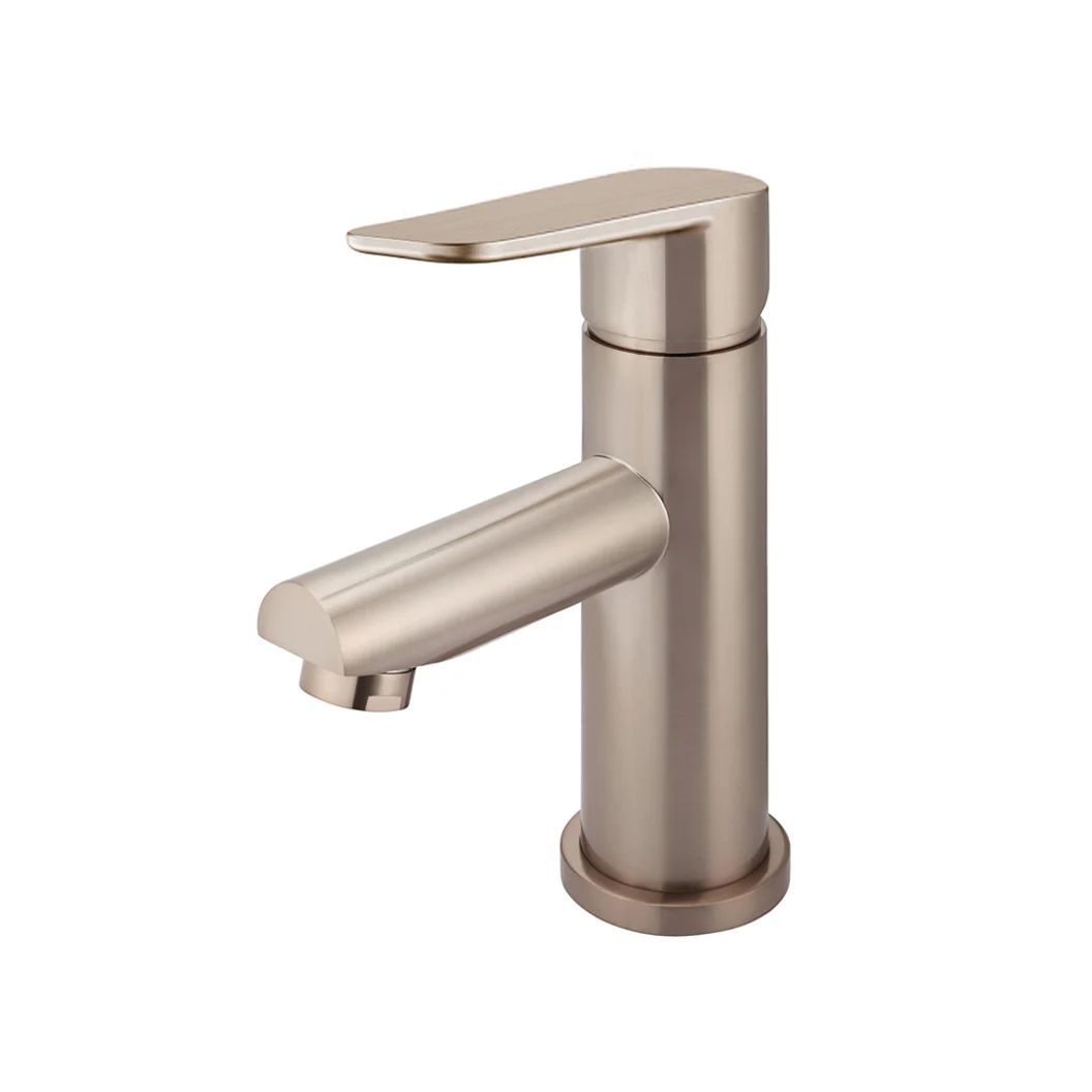 Vòi chậu lavabo cao 165mm bằng đồng MChampagne - B02PDCH