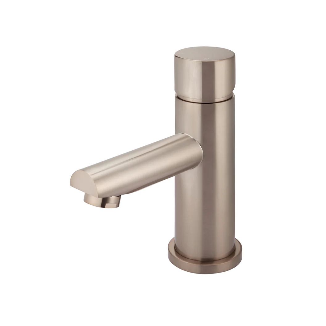 Vòi chậu lavabo cao 165mm bằng đồng MChampagne - B02PNCH