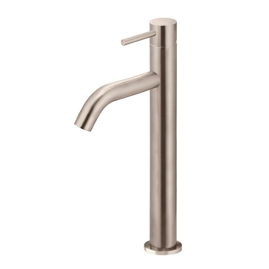 Vòi chậu lavabo cao 300mm bằng đồng MChampagne - B03XL01CH