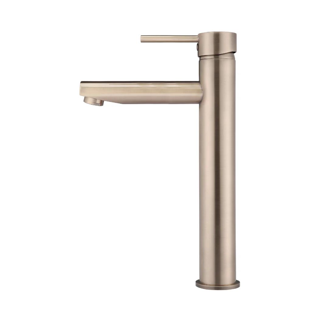 Vòi chậu lavabo cao 311mm bằng đồng MChampagne - B04R2CH