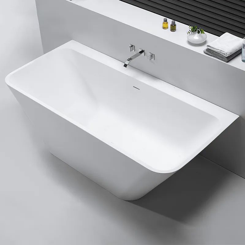  Bồn tắm dựa tường bằng solid surface - B053 