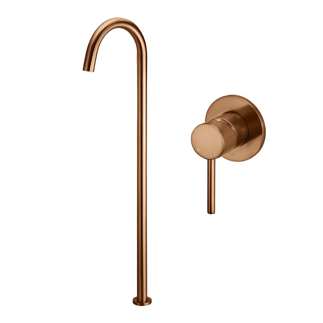Vòi bồn tắm gắn sàn cao 904mm bằng đồng MBronze - B06W03BZ