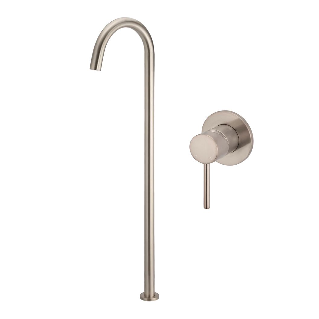 Vòi bồn tắm gắn sàn cao 904mm bằng đồng MChampagne - B06W03CH