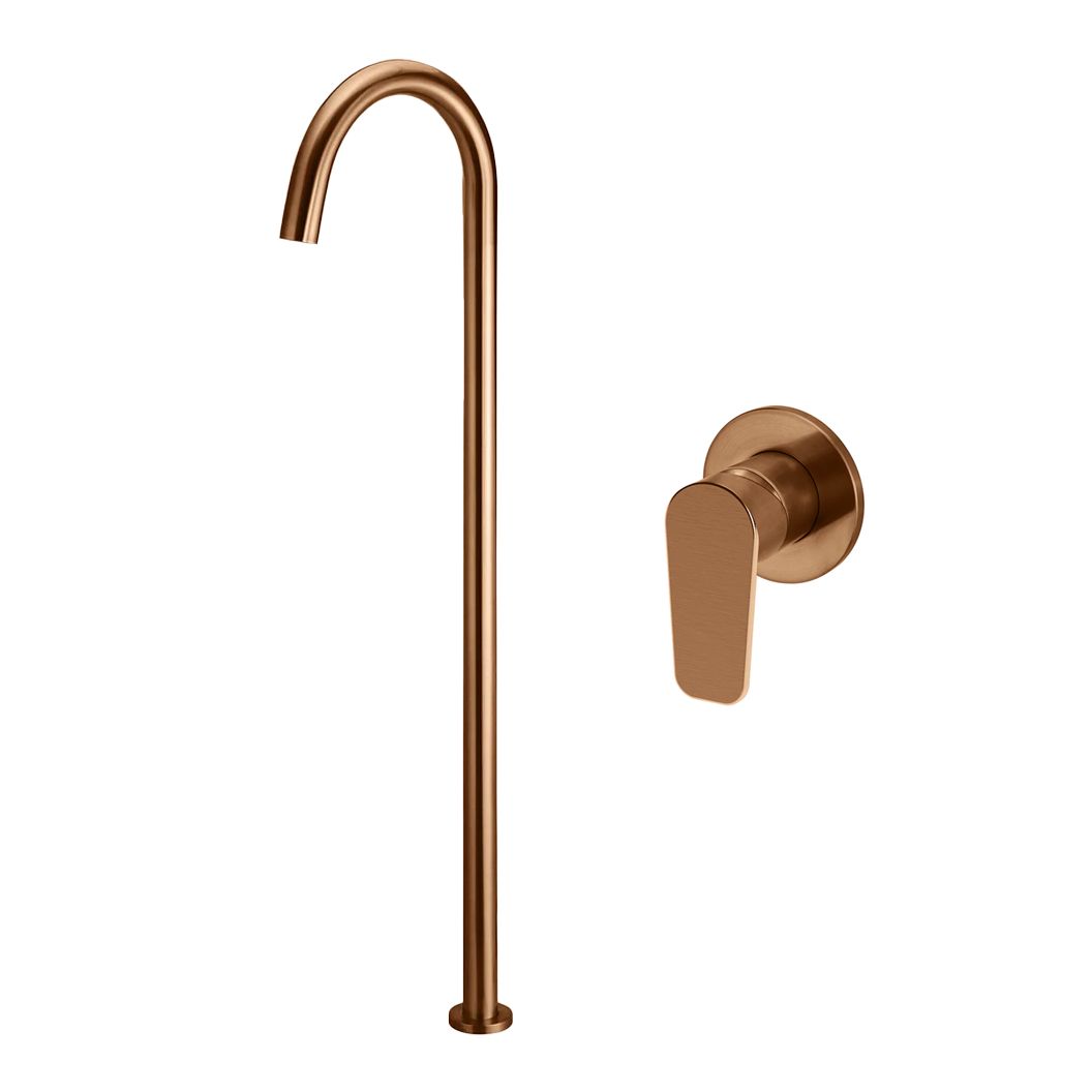 Vòi bồn tắm gắn sàn cao 904mm bằng đồng MBronze - B06W03PDBZ