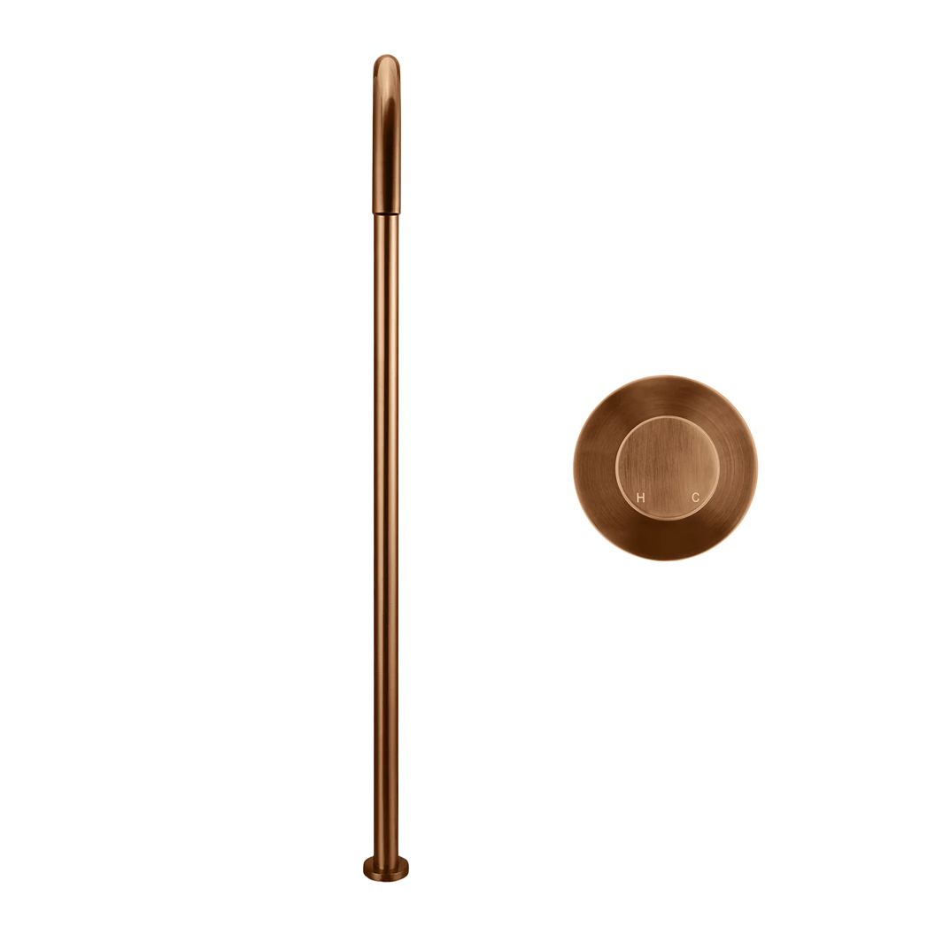Vòi bồn tắm gắn sàn cao 904mm bằng đồng MBronze - B06W03PNBZ