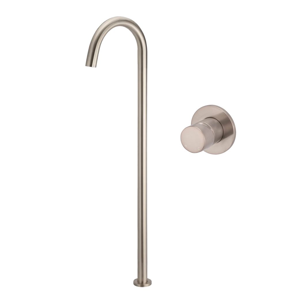 Vòi bồn tắm gắn sàn cao 904mm bằng đồng MChampagne - B06W03PNCH