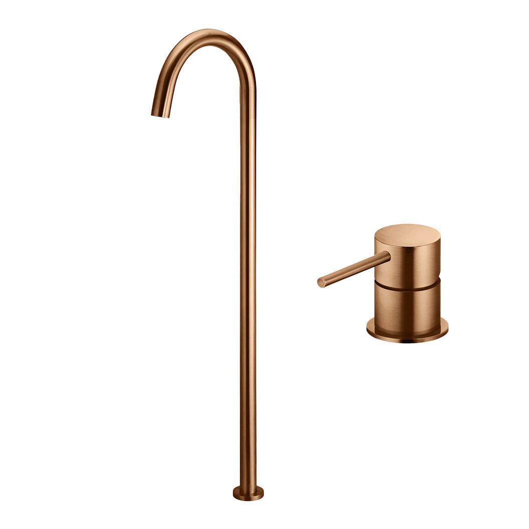 Vòi bồn tắm gắn sàn cao 904mm bằng đồng MBronze - B06W12BZ