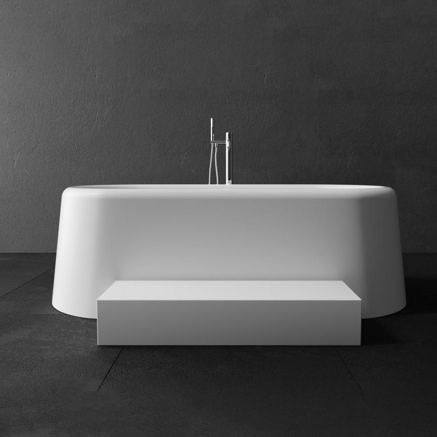 Bồn tắm dài 1670mm bằng solid surface - B116B