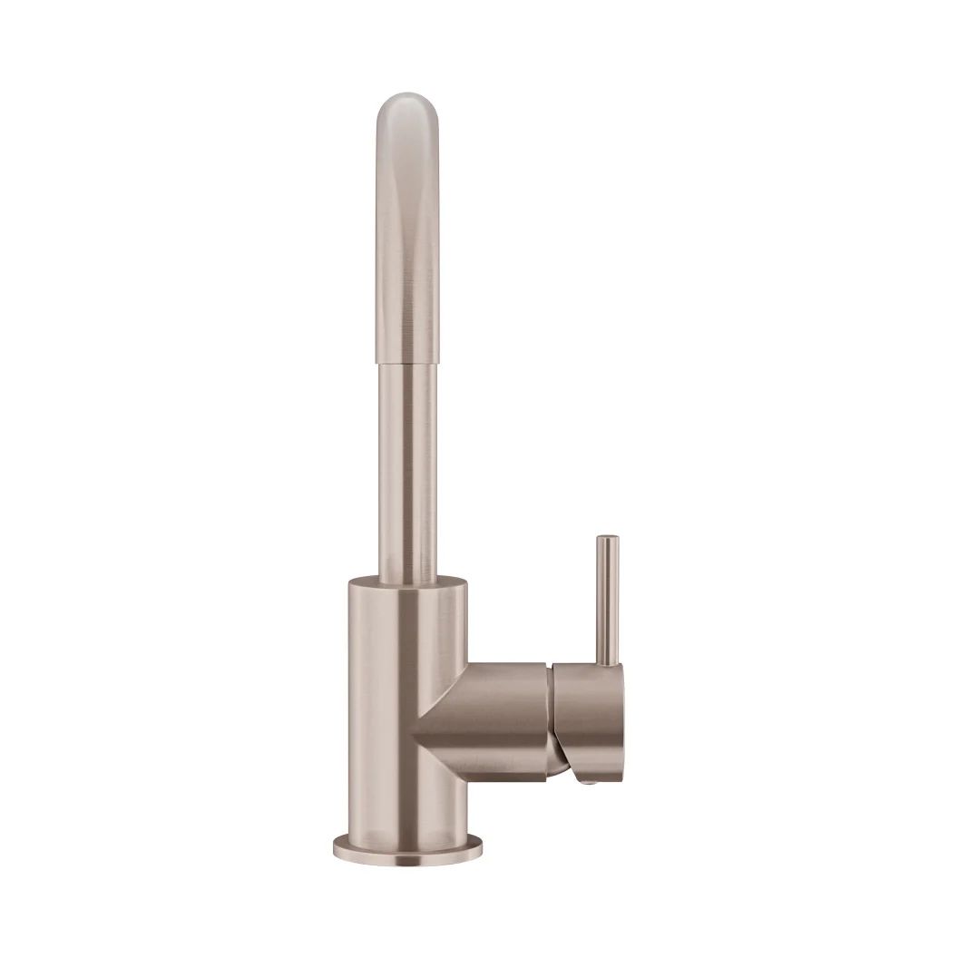 Vòi chậu lavabo cao 258mm bằng đồng MChampagne - B17CH