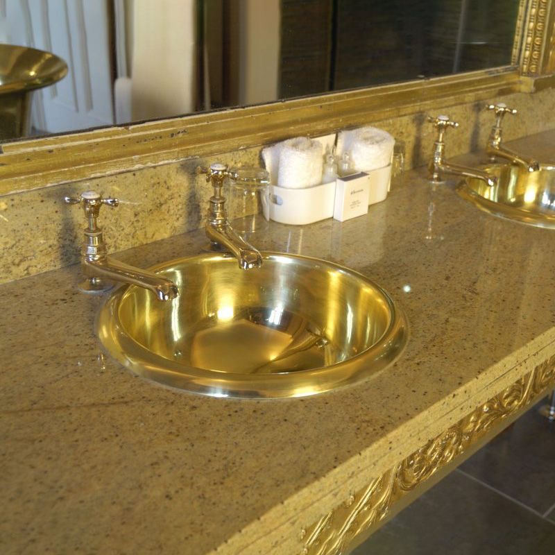  Chậu Lavabo Dương Vành Bằng Đồng Curva 360 Brass Brass 