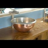  Chậu Lavabo Bằng Đồng Curva 360 Copper Tin 