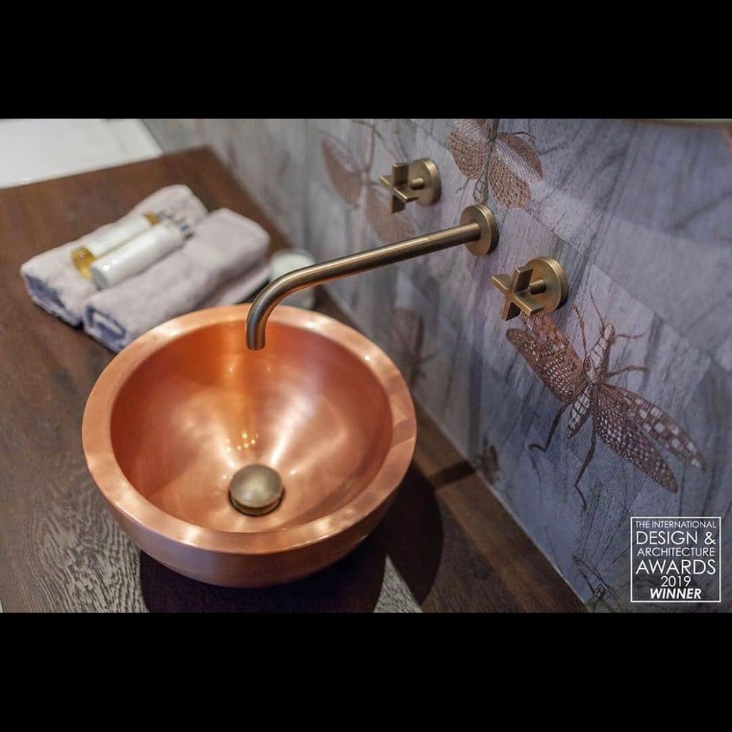  Chậu Lavabo Bằng Đồng Perosa 360 Brushed Copper Brushed Copper 