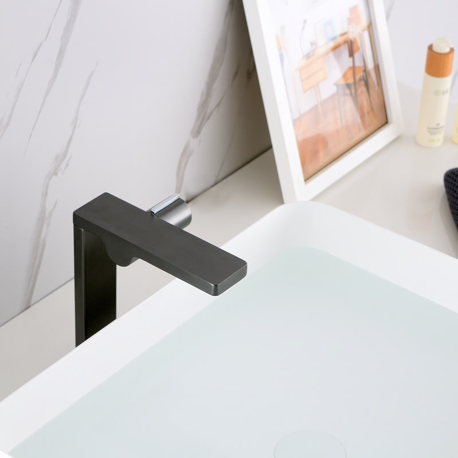 Vòi chậu lavabo cao 206mm bằng đồng XELU