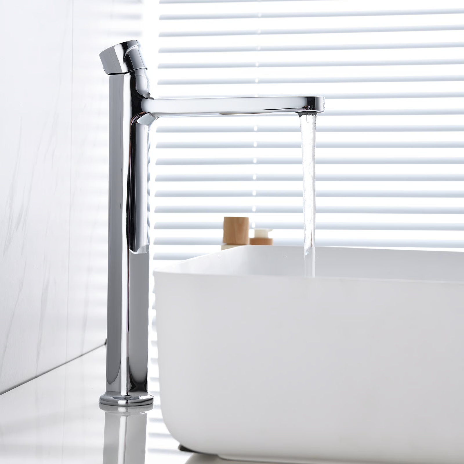 Vòi chậu lavabo cao 326mm bằng đồng XELU
