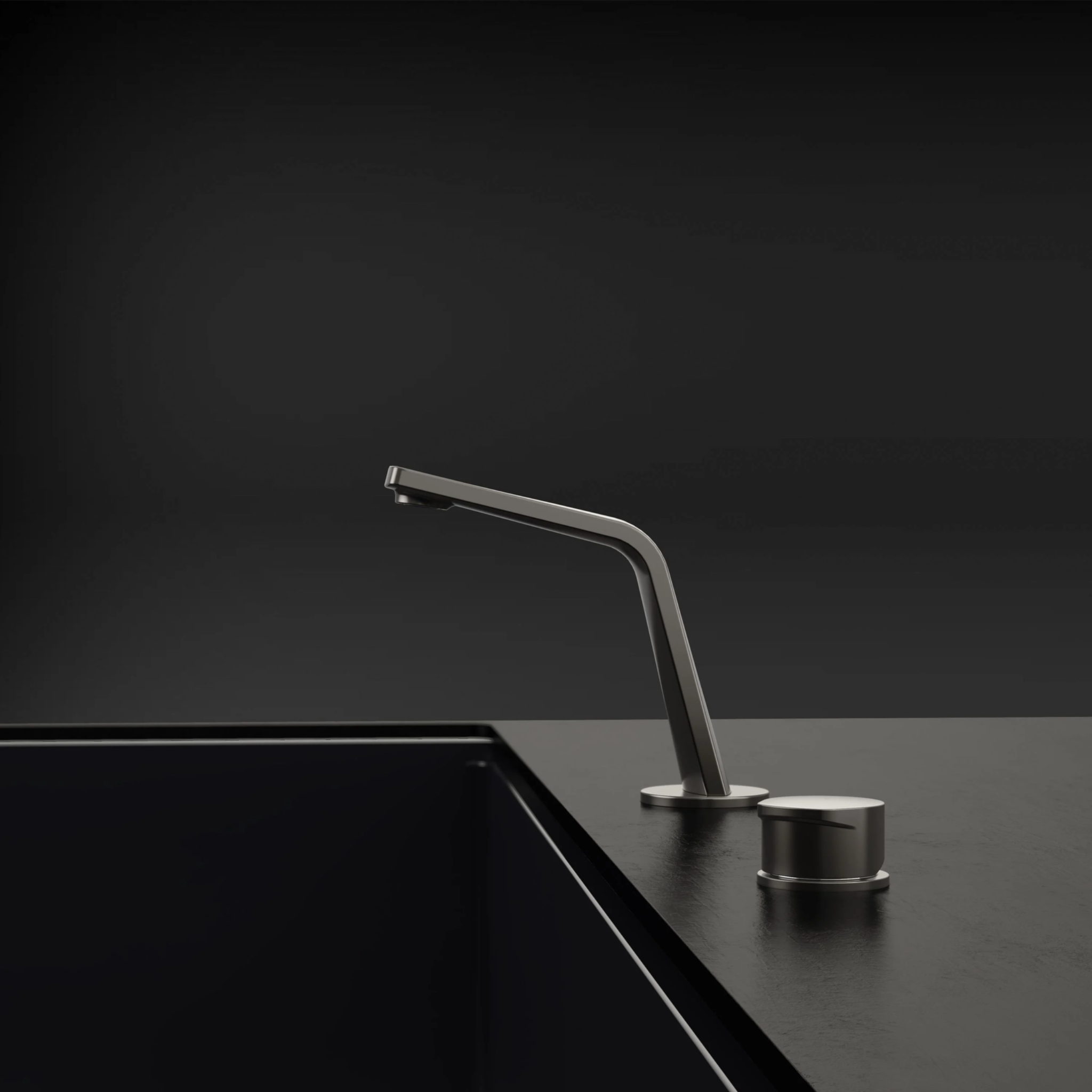 Vòi chậu lavabo 2 lỗ cao 185mm bằng đồng XELU