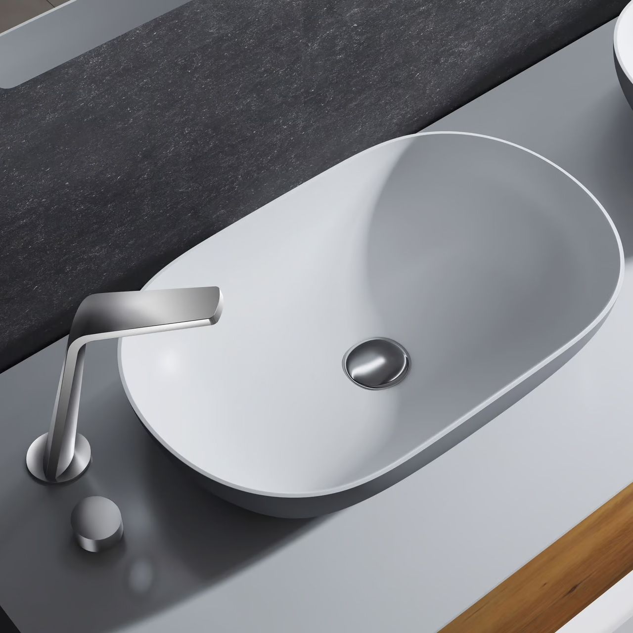 Vòi chậu lavabo 2 lỗ cao 290mm bằng đồng XELU