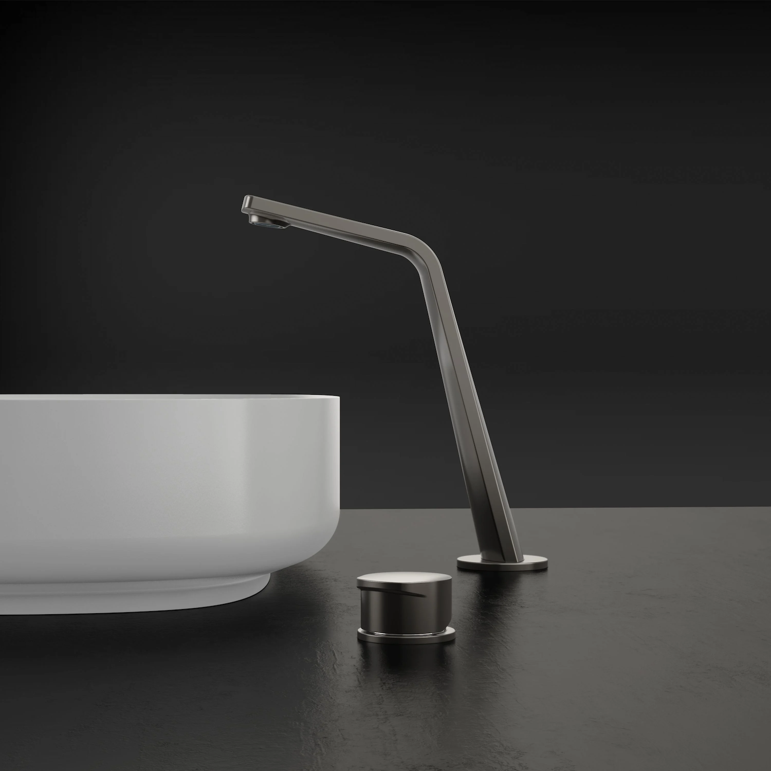 Vòi chậu lavabo 2 lỗ cao 290mm bằng đồng XELU