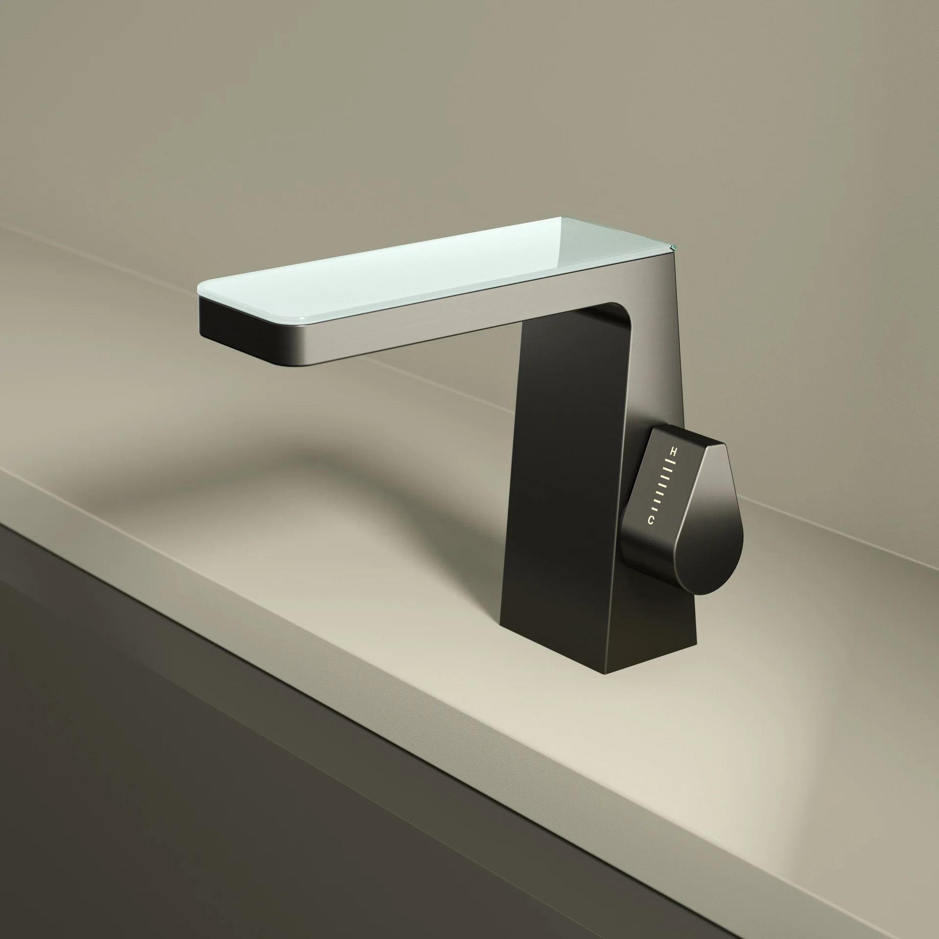Vòi chậu lavabo cao 155mm bằng đồng XELU