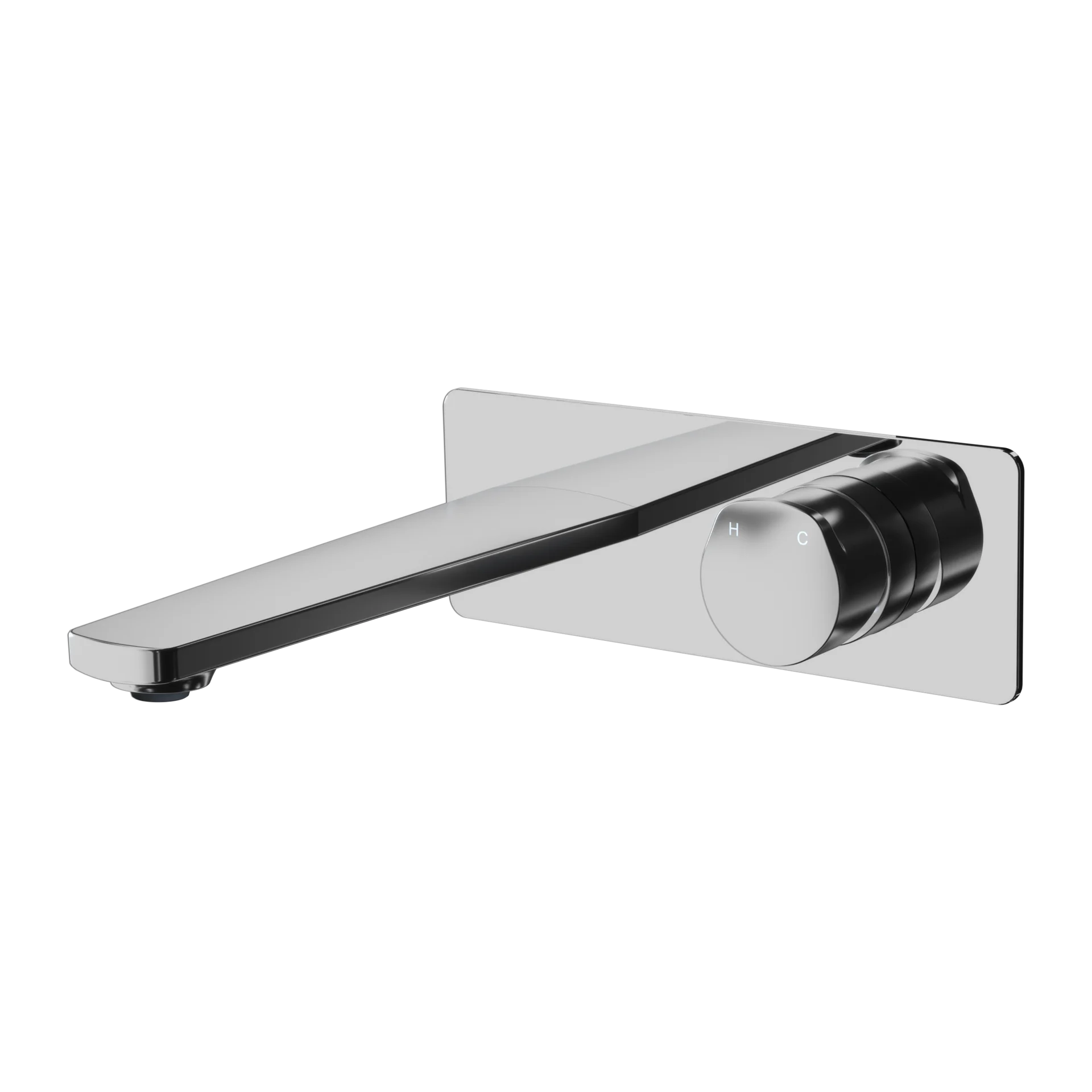 Vòi chậu lavabo gắn tường dài 215mm bằng đồng XELU