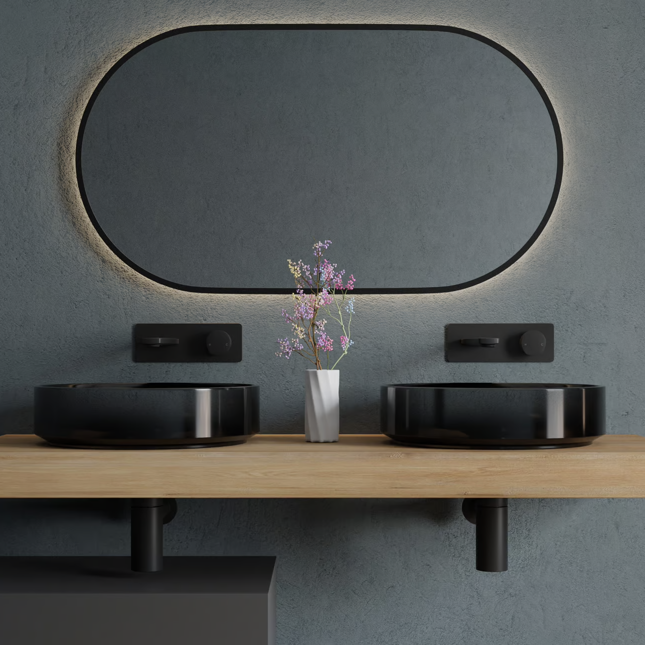 Chậu lavabo để bàn trong suốt - BB36993