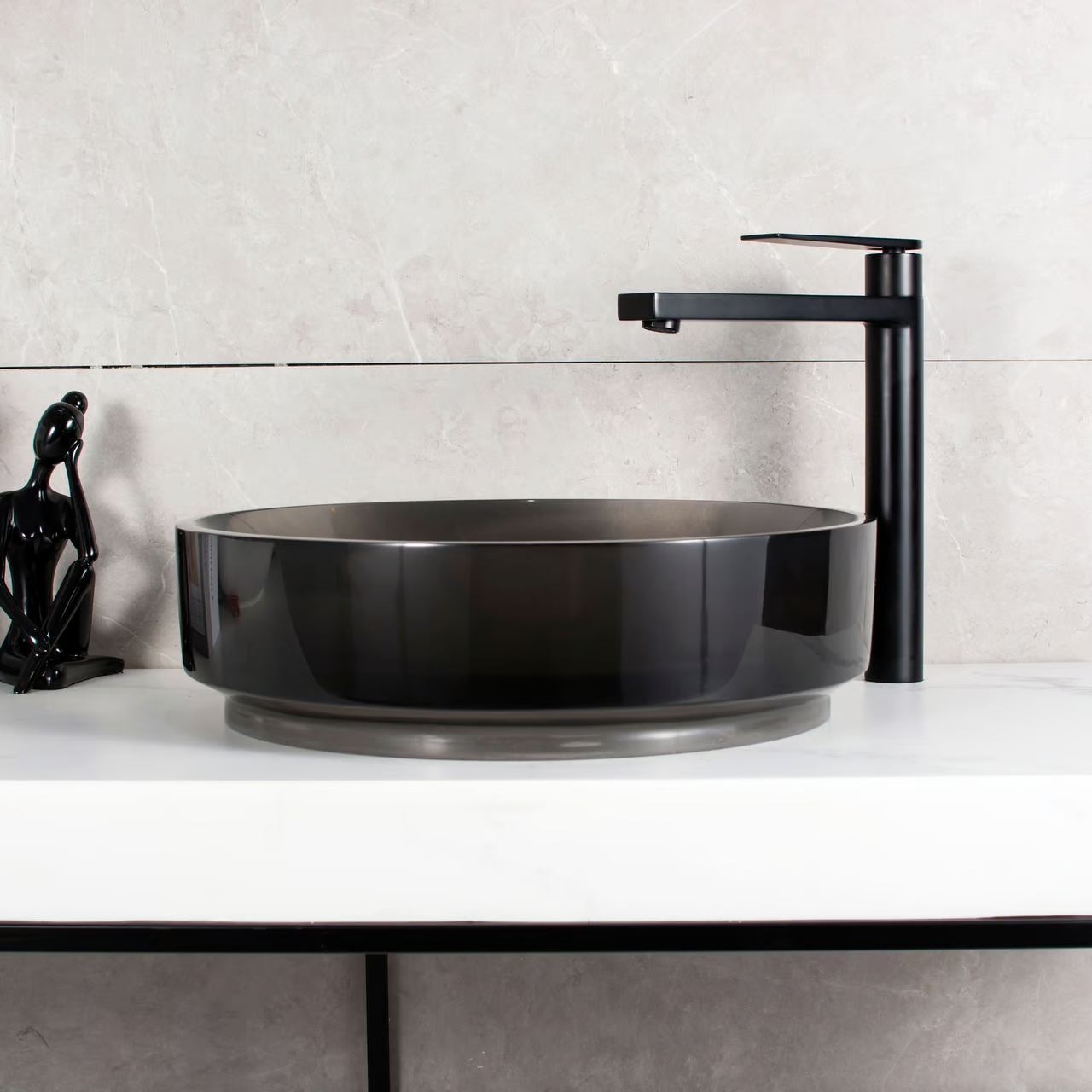 Chậu lavabo để bàn trong suốt - BB36993